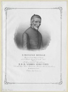 Francesco Bosello (druk) autorstwa Artist Unknown