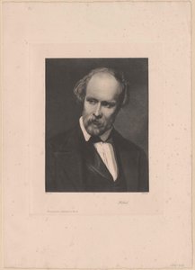 Friedrich Hebbel (druk) autorstwa Artist Unknown