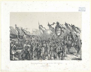 Pogrzeb osoby poległej w akcji w dniach 13 i 14 marca 1848 r. autorstwa Artist Unknown
