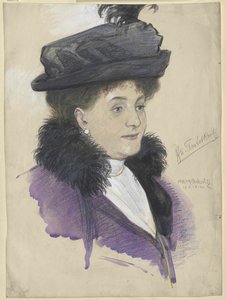 Gabriele księżniczka Lobkowitz autorstwa Artist Unknown