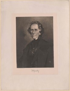 Giacomo Meyerbeer (druk) autorstwa Artist Unknown