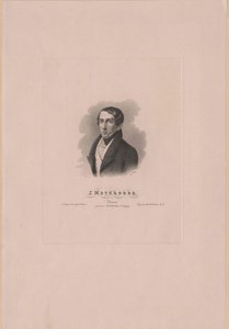 Giacomo Meyerbeer (druk) autorstwa Artist Unknown