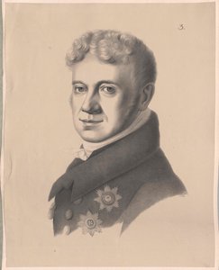 Grigorij Aleksandrowicz baron von Stroganow (druk) autorstwa Artist Unknown