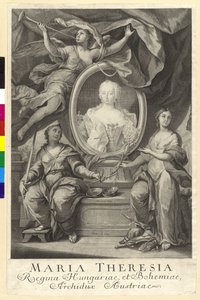 Święta Cesarzowa Rzymska Maria Teresa autorstwa Artist Unknown
