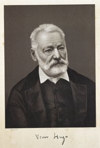 Hugo, Victor (1802-1885). Francuski pisarz romantyczny. Litografia autorstwa Artist Unknown