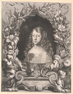 Infantka hiszpańska Małgorzata Teresa (w druku) autorstwa Artist Unknown