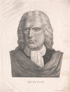 Isaac Newton (druk) autorstwa Artist Unknown