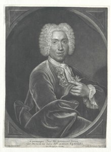 Johann Frederick baron Bachoff o realistycznych kształtach autorstwa Artist Unknown