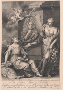 Johann Georg Richter (druk) autorstwa Artist Unknown