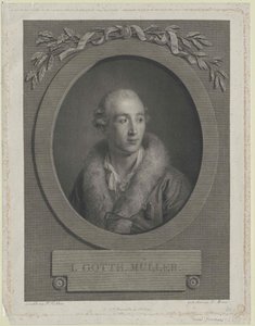 Johann Gotthard Mueller autorstwa Artist Unknown