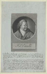 Johann Ludwig Ewald (druk) autorstwa Artist Unknown