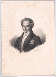 Józef Ludwik hrabia Armansperg (druk) autorstwa Artist Unknown