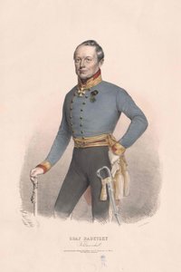 Joseph hrabia Radetzky z Radetz autorstwa Artist Unknown