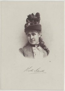 Katharina Schratt (druk) autorstwa Artist Unknown