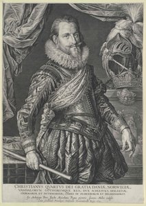 Król Danii Chrystian IV autorstwa Artist Unknown