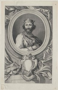 Król Anglii Edward I (druk) autorstwa Artist Unknown