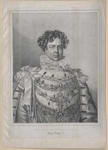 Król Anglii Jerzy IV autorstwa Artist Unknown