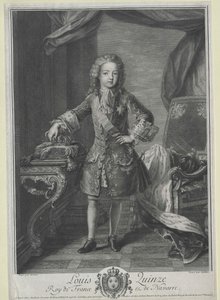 Król Francji Ludwik XV autorstwa Artist Unknown