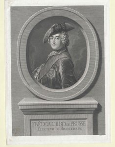 Król Prus Fryderyk II autorstwa Artist Unknown