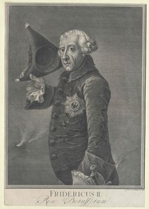 Król Prus Fryderyk II autorstwa Artist Unknown