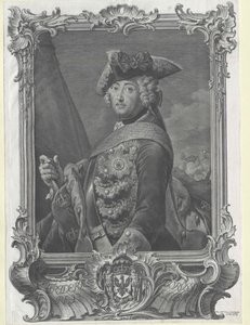 Król Prus Fryderyk II autorstwa Artist Unknown