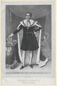 Król Prus Fryderyk Wilhelm IV autorstwa Artist Unknown