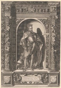 Król Hiszpanii Filip II autorstwa Artist Unknown