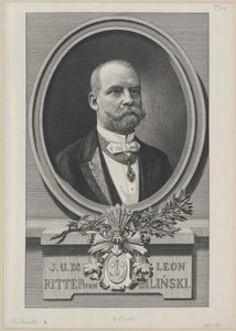 Leon Ritter Biliński (druk) autorstwa Artist Unknown