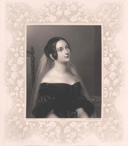 Louise baronowa von Neubeck (druk) autorstwa Artist Unknown