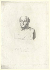 Lucjusz Anneusz Seneka (druk) autorstwa Artist Unknown