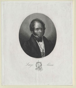 Luigi Aliani (druk) autorstwa Artist Unknown