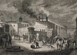 Główne drzwi pubu Barclay