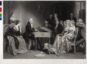 Mozart w Wiedniu autorstwa Artist Unknown