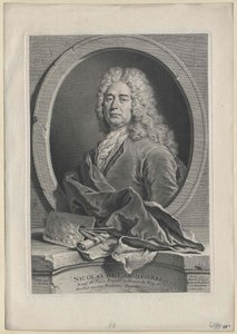 Nicolas de Largilliere (druk) autorstwa Artist Unknown