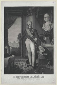 Nikołaj Petrowicz hrabia Szeremietiew autorstwa Artist Unknown