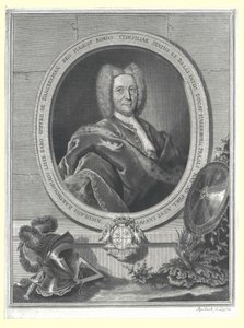 Nikolaus Bartholomew baron von Danckelmann (druk) autorstwa Artist Unknown