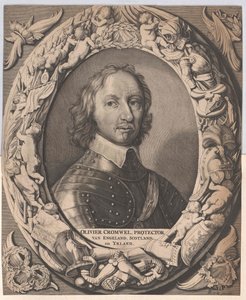 Oliver Cromwell (druk) autorstwa Artist Unknown