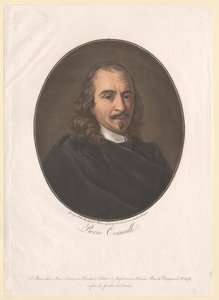 Pierre Corneille (druk) autorstwa Artist Unknown