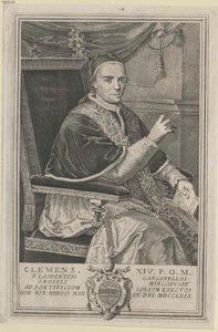 Papież Klemens XIV autorstwa Artist Unknown