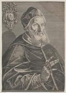 Papież Grzegorz XIII autorstwa Artist Unknown