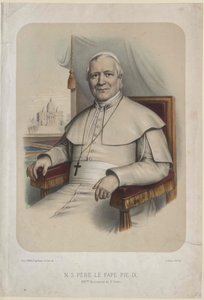 Papież Pius IX autorstwa Artist Unknown
