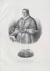 Papież Pius IX autorstwa Artist Unknown