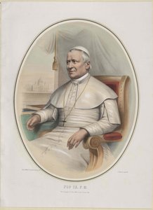 Papież Pius IX autorstwa Artist Unknown