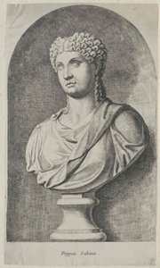 Poppaea Sabina (druk) autorstwa Artist Unknown