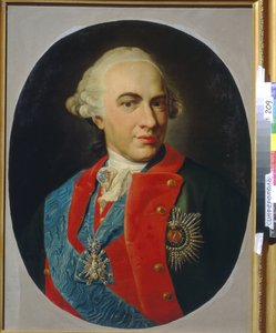 Portret hrabiego Cyryla Razumowskiego (1728-1803) (olej na płótnie) autorstwa Artist Unknown