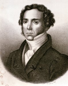 Portret Saverio Mercadante (akwaforta)