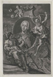 Książę Anglii Karl Eduard (druk) autorstwa Artist Unknown