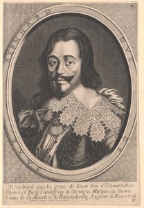 Książę z rodu Sachsen-Weimar Bernard (druk)