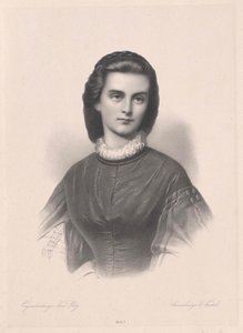 Księżniczka Bawarii-Gelnhausen Maria (druk) autorstwa Artist Unknown