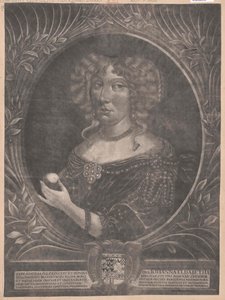 Księżniczka Baden-Durlach Johanna Elisabeth autorstwa Artist Unknown